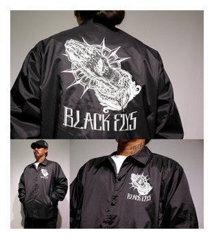 BF-206-23A�FBLACK FLYS ROTTING HANDS COACH JACKET