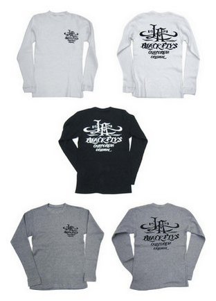 BF-203-23I�FBLACK FLYS LA ORIGINAL THERMAL LONG SLEEVE TEE
