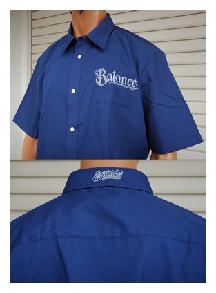 BL02-5002：BALANCE OFFICIAL COLOR SHIRTS (半袖ブロードシャツ)