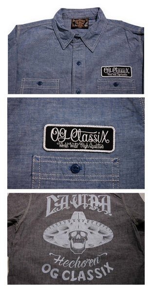 OG2041�FOG CLASSIX LA VIDA CHAMBRAY SHIRT
