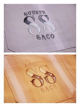 SS02-2802�FSUERTE SACO S/S ELEGANTE CHECK