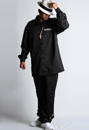 SS03-1001�FSUERTE SACO FUEGO CAMISA (�A�E�g���b�g���i)