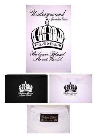 BP01-104�FBALANCE PREMIUM CROWN T-SHIRTS