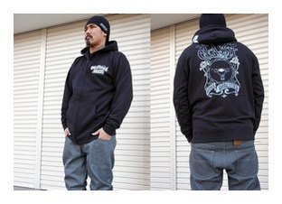 OGSW-066�FOG CLASSIX CLASSIX ROSE HANDLE ZIPHOOD