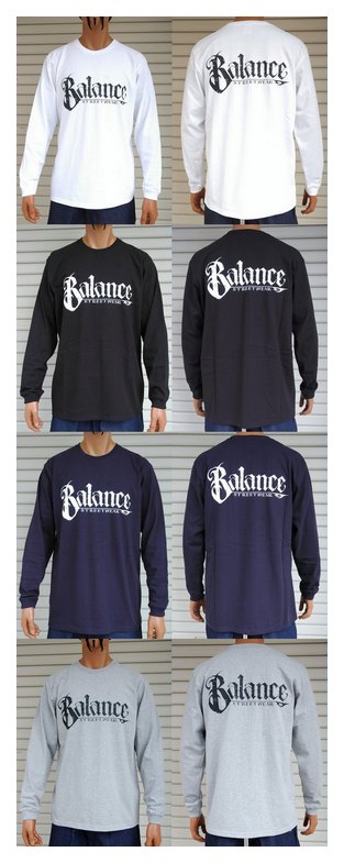 BL46-5202：BALANCE BALANCE CREW LONG SLEEVE TEE