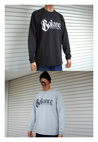 BL46-5202：BALANCE BALANCE CREW LONG SLEEVE TEE