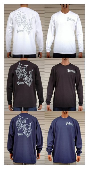 BL46-5502:BALANCE G-LIFE'S 2-FACE LONG SLEEVE TEE (長袖Tシャツ)