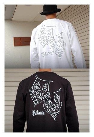 BL46-5502:BALANCE G-LIFE'S 2-FACE LONG SLEEVE TEE (長袖Tシャツ)