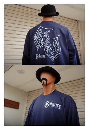 BL46-5502:BALANCE G-LIFE'S 2-FACE LONG SLEEVE TEE (長袖Tシャツ)