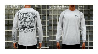 BL46-6001：BALANCE TOON TOWN ARM L/S TEE