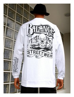 BL46-6001：BALANCE TOON TOWN ARM L/S TEE