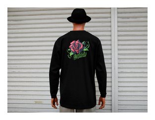 BL46-6301：BALANCE TWO SIDE ROSE L/S TEE (フルカラー)