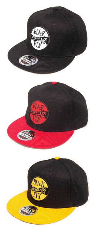BLACK FLYS FLUTTER SNAPBACK CAP