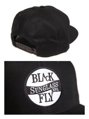 BLACK FLYS FLUTTER SNAPBACK CAP