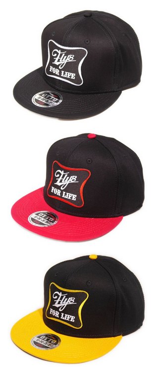 BLACK FLYS FLY LIFE SNAPBACK CAP