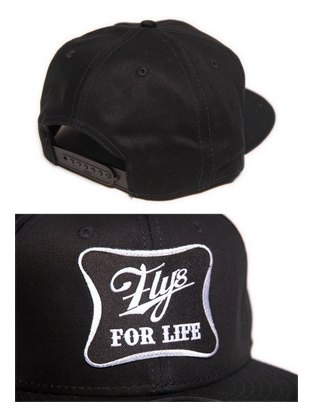 BLACK FLYS FLY LIFE SNAPBACK CAP