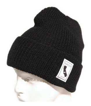 BF110-25B：BLACK FLYS CALI FLY NAME KNIT CAP