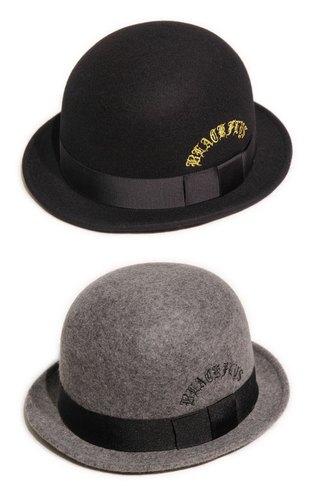 BF130-25H：BLACK FLYS GOTHIC LOGO DERBY HAT