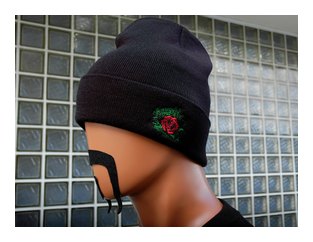 BALANCE ROSE KNIT CAP (ダブル)