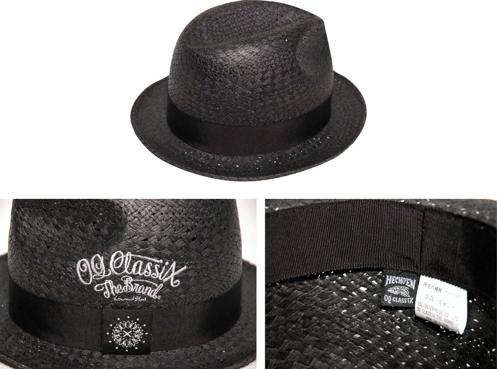 OG-HAT008：OG CLASSIX STRAW OG HAT | BALANCE STREET WEAR