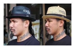OG-HAT012：OG CLASSIX CLASSIX SIGN STRAW HAT