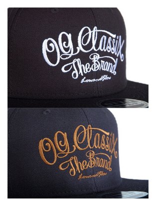 OG CLASSIX WORLD CORPORATE CAP (刺繍入りスナップバックキャップ)