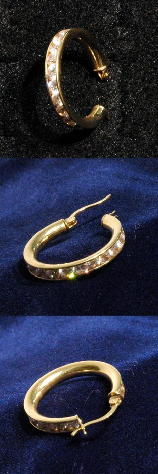 GLD-016：ジルコニアリングピアス