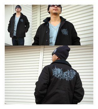 BF206-23D：BLACK FLYS SCRIPT FLY N-1 JACKET