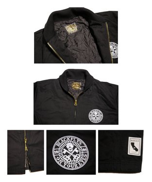 BF206-25B：BLACK FLYS UNLOCK LOGO WORK JACKET