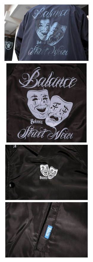 BL29-3901：BALANCE 2-FACE COACH JACKET (ナイロンコーチジャケット)