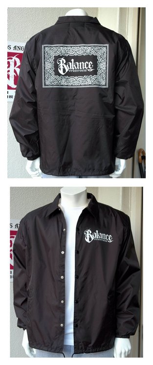 BL29-4501：BALANCE BANDANA BOA COACH JACKET (ボア付きコーチジャケット)