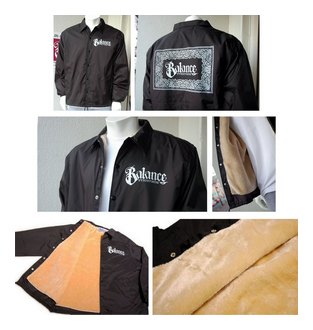 BL29-4501：BALANCE BANDANA BOA COACH JACKET (ボア付きコーチジャケット)