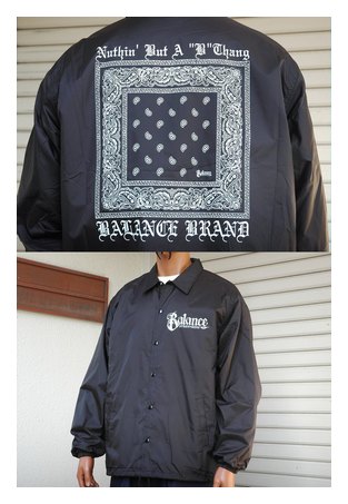 BL29-5201：BALANCE NBBT-BANDANA BOA COACH JACKET (ボア仕様コーチジャケット)