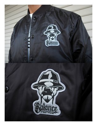 BL29-5204：BALANCE THE FACE BLACK JACKET