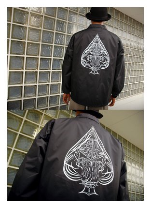 BL29-5502：BALANCE SKULL LINE BOA COACH JACKET (ボアコーチジャケット)