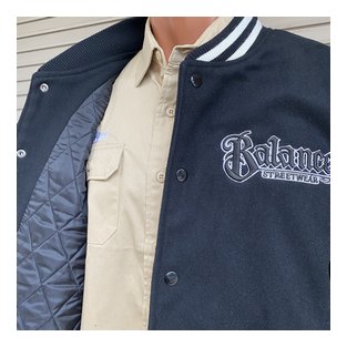 BL29-6500：BALANCE 3D TOON-2 WOOL MELTON STADIUM JACKET (厚手メルトンウール素材)