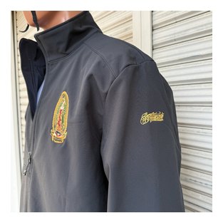 BL29-6800：BALANCE MARIA フルカラー刺繍 SOFT SHELL JACKET (耐風・耐水ソフトシェル)