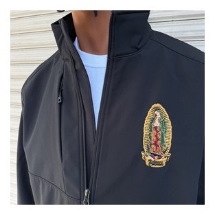 BL29-6800：BALANCE MARIA フルカラー刺繍 SOFT SHELL JACKET (耐風・耐水ソフトシェル)