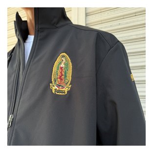 BL29-6800：BALANCE MARIA フルカラー刺繍 SOFT SHELL JACKET (耐風・耐水ソフトシェル)