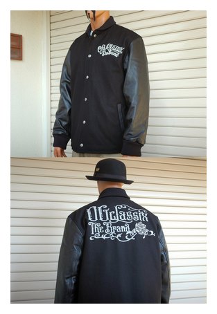 OG5083：OG CLASSIX CORPORATE ROSE STADIUM JACKET (リアルレザースタジャン)