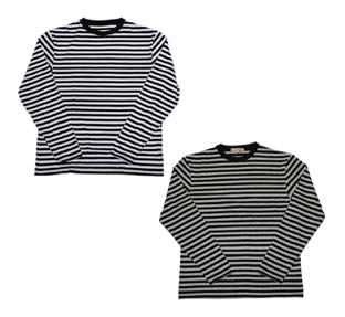 BL46-1801：BALANCE 48W2 BORDER L/S (通販限定商品)