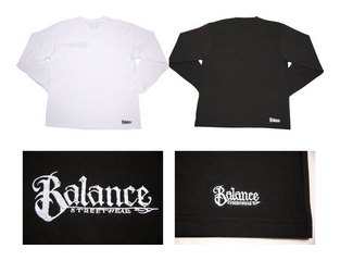 BL46-3601:BALANCE THE BALANCE 刺繍 L/S Tee