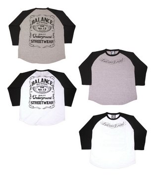 BL46-3903：BALANCE B・B・C OLD TENN 3/4 SLEEVE (ラグラン3/4スリーブTシャツ)