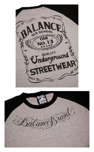 BL46-3903：BALANCE B・B・C OLD TENN 3/4 SLEEVE (ラグラン3/4スリーブTシャツ)
