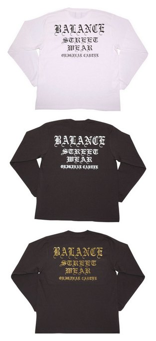 BL46-4201:BALANCE OLD-E CARTEL LONGSLEEVETEE