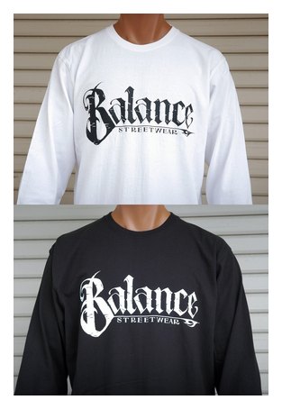 BL46-5202:BALANCE BALANCE CREW LONG SLEEVE TEE