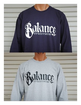BL46-5202：BALANCE BALANCE CREW LONG SLEEVE TEE