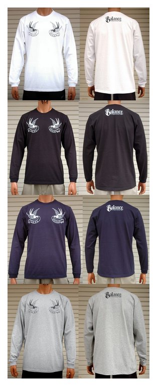 BL46-5501：BALANCE SWALLOW LONG SLEEVE TEE (長袖Tシャツ)