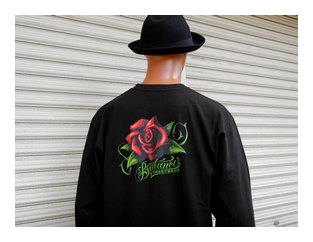 BL46-6301：BALANCE TWO SIDE ROSE L/S TEE (フルカラー)