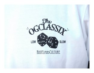 OG552：OG CLASSIX TWO ARM LINE DICE 5.6oz L/S TEE